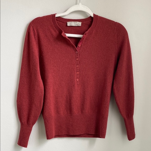 Jeans Everlane Henley Cashmere Everlane ReCashmere Button Mockneck